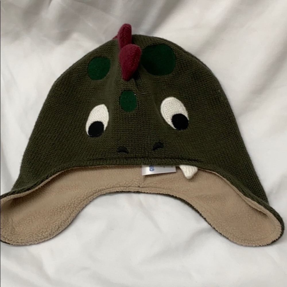 2T-3T dinosaur knit hat